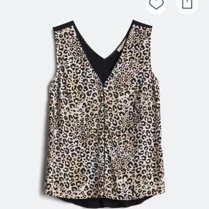 Leopard Print Sleeveless Top